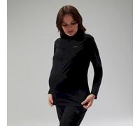 Berghaus - 24/7 Maternity LS Half Zip Tech Tee - Maillot thermique femme Black / Black - UK 10