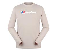 Berghaus Big Logo Long Sleeve T-shirt Beige M Homme