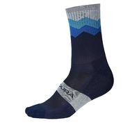 Chaussettes Endura Jagged bleu gris - S-M
