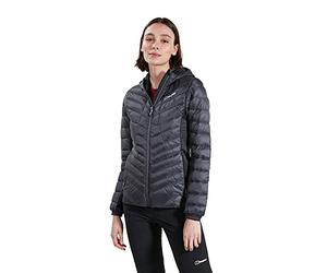Berghaus Femme Tephra Stretch Reflect Doudoune Extra Chaude Coupe Élégante Veste, Gris/noir De Jais., M EU