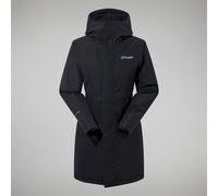 Berghaus Femme Hinderwick Imperméable Isolante Durable et Respirante Veste, Noir, 40 EU