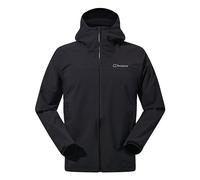 Berghaus Homme Arnaby Lightweight Stretch Waterproof Hooded Jacket | Breathable Rain Coat Veste À Capuche, Noir/noir, XL EU