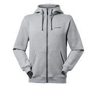 Berghaus Homme Logo Full Zip Sweatshirt À Capuche, Gris Chiné Bci, L EU