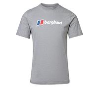 Berghaus T-Shirt Organic Big Classic avec Logo pour Homme, Homme, T-Shirt, 4A001111HT6, Gris chiné Bci, S