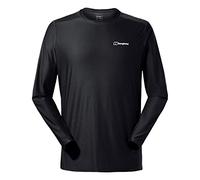 Berghaus T-Shirt Technique à Manches Longues pour Homme 24/7, noir, Taille XS