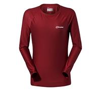 Berghaus T-Shirt Technique Baselayer à Manches Longues et Demi-Zip 24/7 pour Femme
