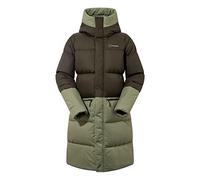 Berghaus Veste Matelassée Longue à Technologie de Réflexion pour Femme, Oil Green/Deep Depths/Oil Green, S