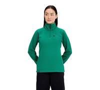 Berghaus Veste polaire Prism 2.0 Micro demi-fermeture éclair pour femme, vert prairie, taille 12