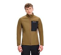 Berghaus Veste Softshell Ghlas 3.0 pour homme, marron écorce/noir de jais, XS
