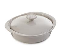 Plat à four 2.3l en céramique avec couvercle Berghoff 3950511 blanc G