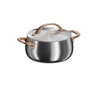 BergHOFF Home Casserole Rose Gold (20cm) - Casserole en acier inoxydable avec couvercle - Convient à toutes les plaques, y compris induction