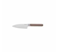 Berghoff Home Couteau Santoku 11,5 cm - Couteau de cuisine en acier inoxydable - Couteaux de chef - Santoku Couteaux - Aubergine