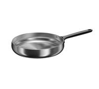 Berghoff Home Poêle en acier inoxydable Noir 28cm - sans PFAS - Poêle universelle pour tous types de plaques - Compatible induction - Grande poêle à frire