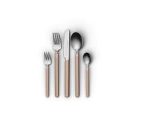 BergHOFF Home Set de couverts - 20 pièces - Service pour 4 personnes - Couverts en acier inoxydable couleur or rose - Finition mate - Lavable au lave-vaisselle