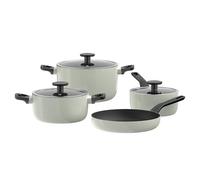 BergHOFF Leo - 7-pcs batterie de cuisine antiadhérente Glints Sag (Sage, 7-pièce)