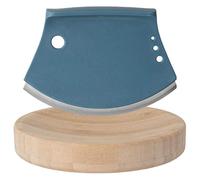 Berghoff Leo Mezzaluna hachoir et ensemble de planches à découper, gris/bleu