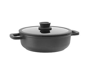 Berghoff Leo Sauteuse italienne antiadhérente avec couvercle Stone+ 28cm 3950595