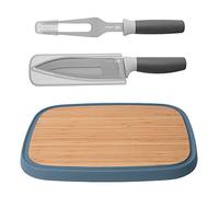 Berghoff - Leo - Set à découper complet - Fourchette - Couteau - Planche