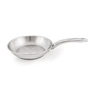 Berghoff Poêle à frire en acier inoxydable 18/10 de 20,3 cm, chaleur rapide, uniforme, prête pour plaque de cuisson à induction