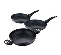 Bergner 60775 Set de poêles et poêles en plastique Multicolore 20/24-28 cm