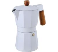 BERGNER cafetière espresso 6 tasses blanc Naturellement
