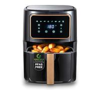 BERGNER COPPERLY - Friteuse à air 1800W 6.9L - 8 programmes de cuisson - Contrôle de la température 80-200°C - Minuterie jusqu'à 30 min - Revêtement Ceratech - Finition polie