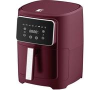 Bergner Friteuse à air 6,9 L 1800 W rouge - 8 programmes, panier céramique, 80-200°C