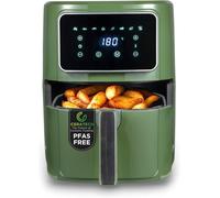 Bergner Naturally - Airfryer 2 L - Freidora De Aire 1000 W - Température De 80 À 200 °C - Temporizador Con Alarma - Cesta Extraíble Con Antiadherente - Color Blanco