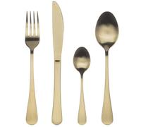 Bergner Q3459 Ménagère 24 pièces en acier inoxydable Collection Munich Champagne Matt