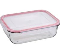 Bergner Walking Anywhere boîte à lunch en borosilicate, 1500 ml, rouge
