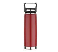 BERGNER Walking Anywhere | Bouteille isotherme de 500 ml avec bouchon amovible | En acier inoxydable | Paroi isolante pour maintenir la température | Fermeture anti-goutte | Couleur Rouge