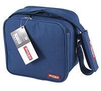 Bergner Walking Business | Sac à déjeuner en Polyester | Mesure 23 x 22 x 13,5 cm | avec 2 récipients de 0,9 L | Fermeture à glissière | Bandoulière pour Le Transport | Couleur Bleue