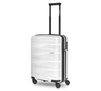 Bergpfeil Article de voyage, Ice White Metallic, Koffer S (55 cm) erweiterbar, Valise cabine rigide