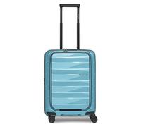Bergpfeil Travel 4 roues Valise cabine 55 cm Compartiment ordinateur avec soufflet d'extension bleu