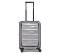 Bergpfeil Travel 4 roues Valise cabine 55 cm Compartiment ordinateur avec soufflet d'extension gris