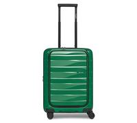 Bergpfeil Valise trolley cabine pour ordinateur portable avec poche avant Vert émeraude métallique