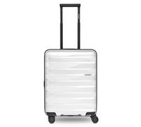 Bergpfeil Travel 4-roues trolley cabine S 55 cm avec soufflet d'extension blanc