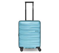 Bergpfeil Travel 4 roues Valise cabine S 55 cm avec soufflet d'extension bleu