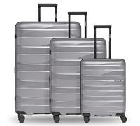Bergpfeil Travel Trolley Set 3-teilig Arctic Silver Metallic