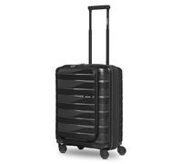 Bergpfeil Valise pour Ordinateur Portable Travel Cabin Trolley with Front Pocket Black Night Metallic Noir