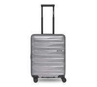 Bergpfeil Travel 4-roues trolley cabine S 55 cm avec soufflet d'extension couleur argent