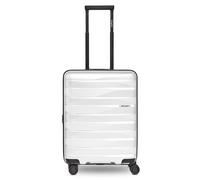 Bergpfeil Article de voyage, Ice White Metallic, Koffer S (55 cm) erweiterbar, Valise cabine rigide