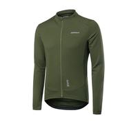 BERGRISAR Maillot de cyclisme à manches longues pour homme Printemps Automne Vélo de route Vélo VTT Maillot, vert militaire, XX-Large