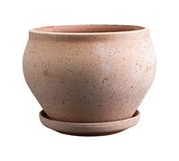 Bergs Potter Cache-pot avec soucoupe Delphi 2 pièces Rose. Ø24 cm. low