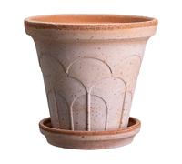 Bergs Potter Cache-pot avec soucoupe Fleur 2 pièces Rose. Ø14 m