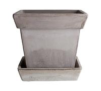Bergs Potter Cache-pot Gaia raw Gris. Ø21 cm