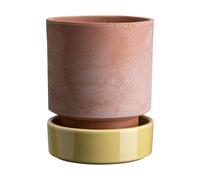 Bergs Potter Pot Hoff Ø16 cm. Raw Rosa-Pale Yellow
