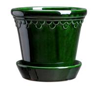 Bergs Potter Pot vitré Københavner Ø12 cm Vert