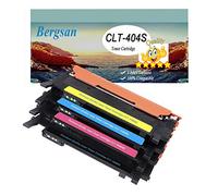 Bergsan 4 Cartouche de Toner XL compatible pour Samsung CLT-P404C pour Samsung Xpress C430 C430W C480 C480W C480FN C480FW Xpress SL-C430 SL-C430W SL-C480 SL-C480W SL-C480FN SL-C480FW