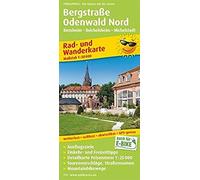 Bergstraße Odenwald Nord, Bensheim - Reichelsheim - Michelstadt 1 : 50 000 Rad- Und Wanderkarte